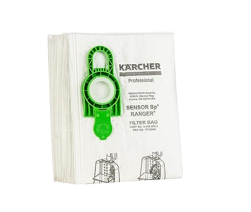 Miniatura 3 de Kärcher - Paquete de 10 bolsas de vacío para aspiradora vertical Karcher Ranger - Bolsas de repuesto para aspiradora vertical