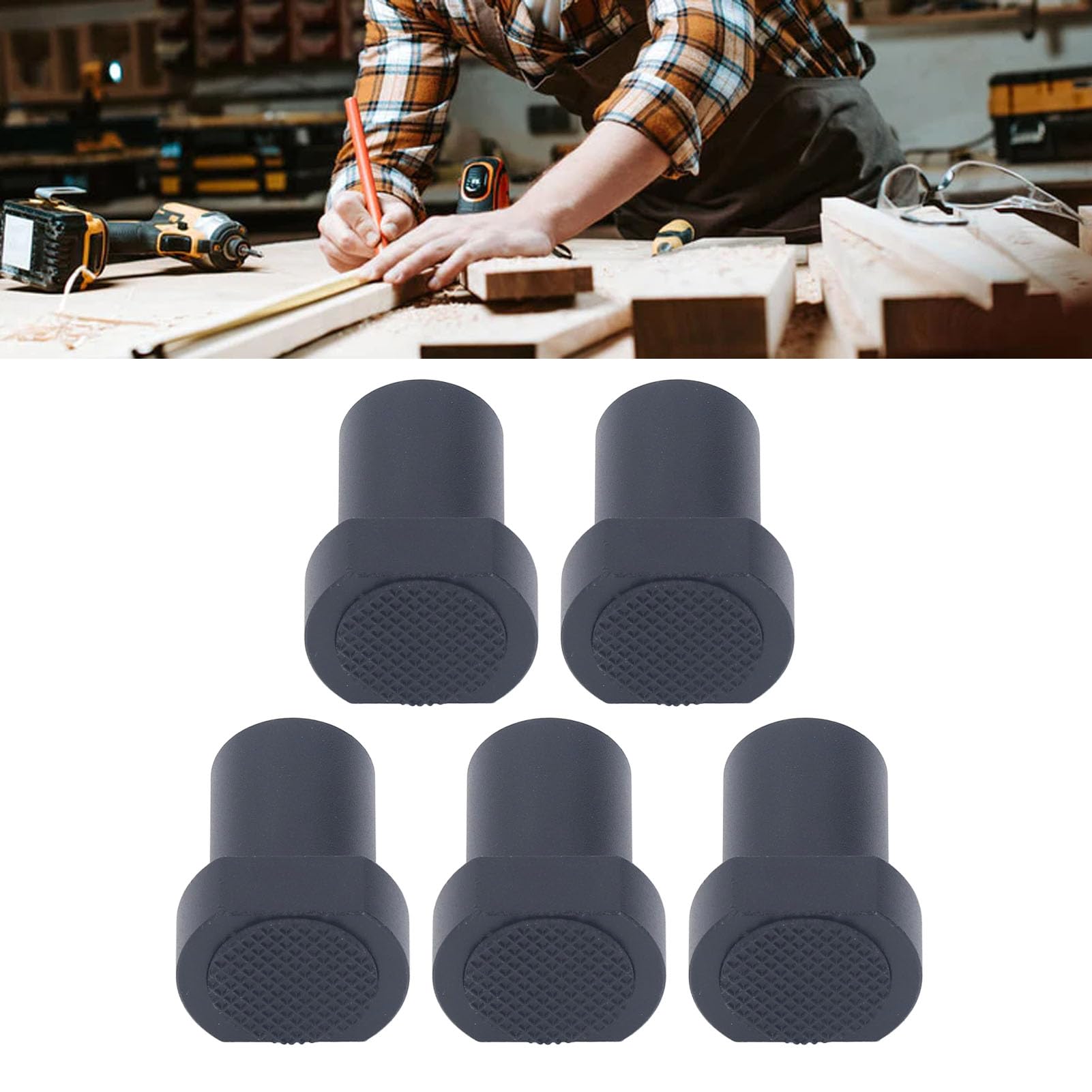 MICFENY Bancs De Serrage Pour Chien - Pince De Serrage Pour Chien - 20 Mm - Pour Le Travail Du Bois - Pinces Rapides En Aluminium - 20 Mm