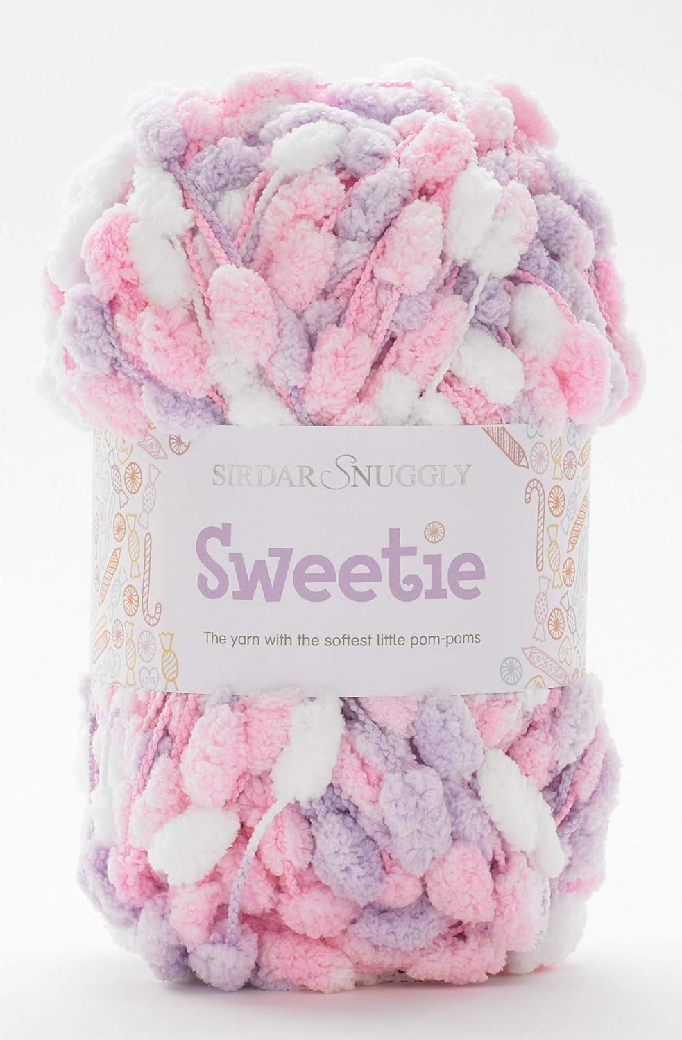 Sirdar Snuggly Sweetie, Candyfloss (411), 200g, Assorted, Pom Pom Yarn