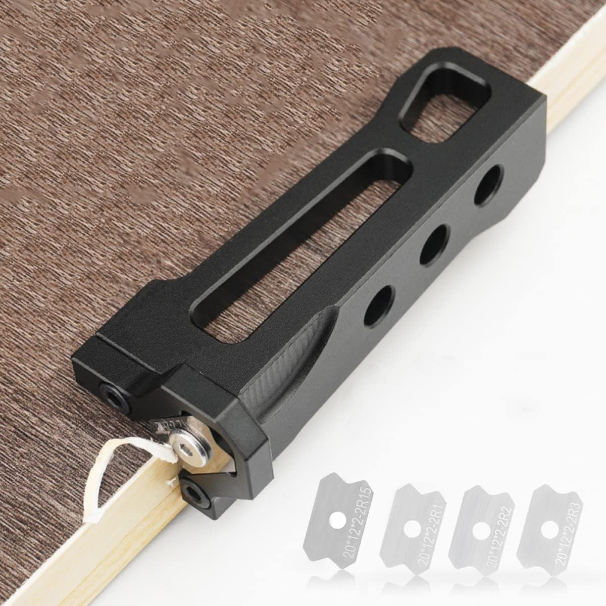 Manual Edge Banding Trimmer,Edge Chamfer Burr Scraper Veneer Edge Cutter Tool Veneer Edge Trimmer for Woodworking (1Set)
