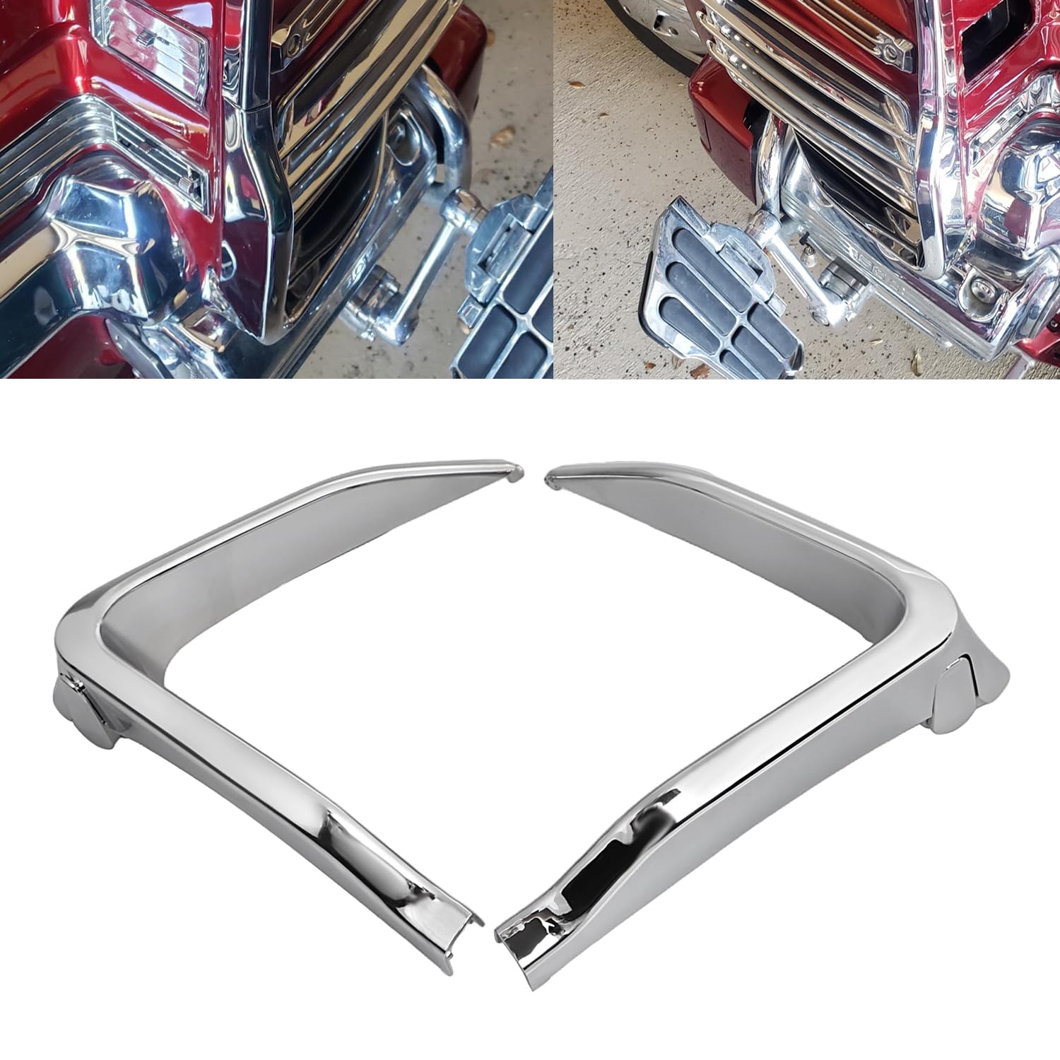 Chromé carénage bas de caisse pour H-onda Goldwing 1500 GL1500SE/GL1500A Aspencade/GL1500I Interstate/GL1500 1988-2000