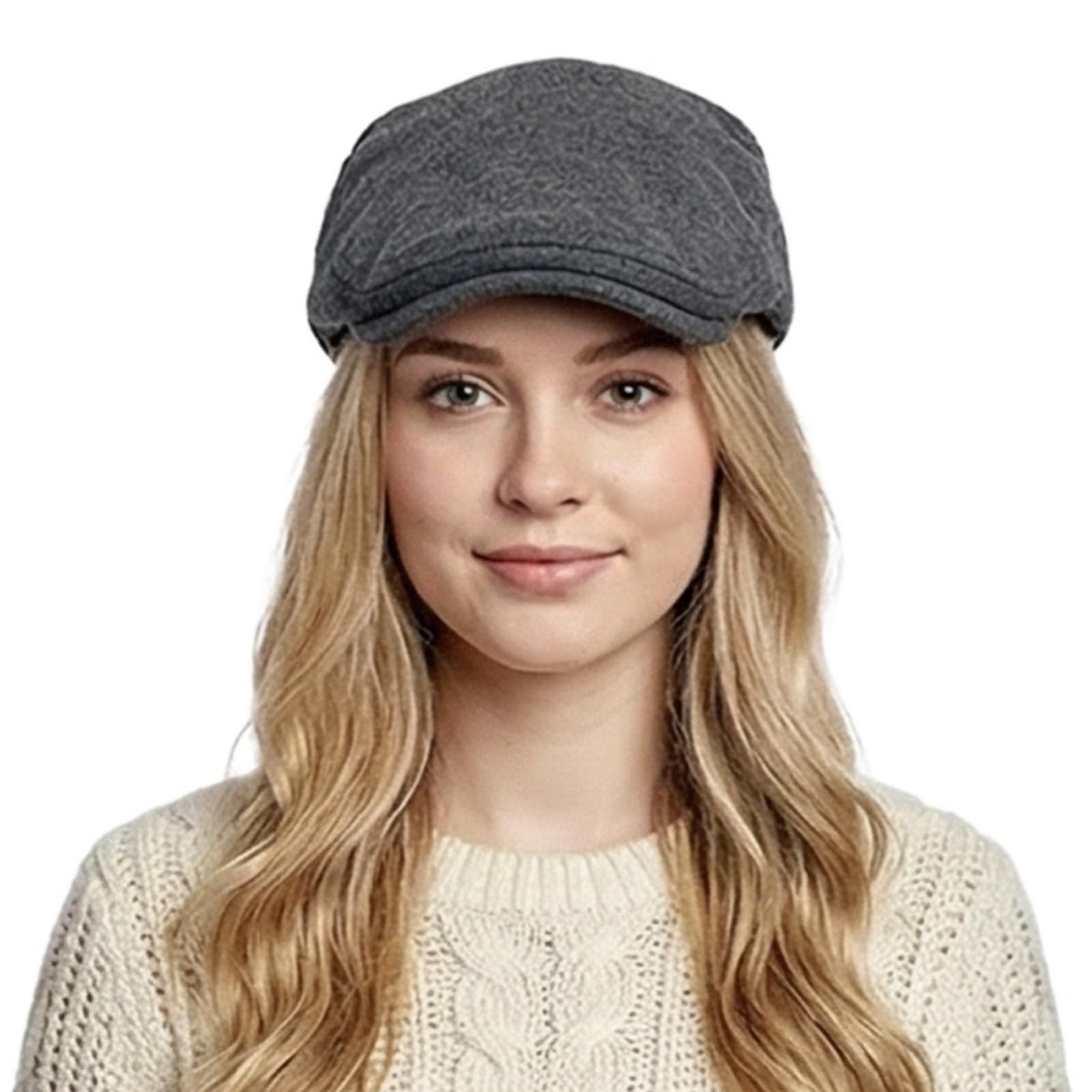 Regulowana czapka z daszkiem, męska, bawełniana czapka z daszkiem, beret Gatsby Newsboy Cap