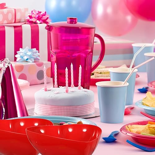 Miniatura 7 de LLE - Tazón profundo de plástico rojo con forma de corazón para el hogar cocina fiesta para servir dulces papas fritas postre plato de fruta