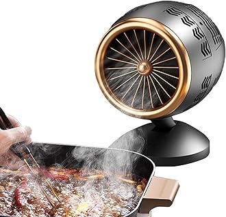 Portable Range Hood, Extractor Hood, Low Noise Desktop Compact Range With Double Filter, Adjustable Angle And Height, Grill Exhaust Fan For And Hot Pot Cooking, 550g