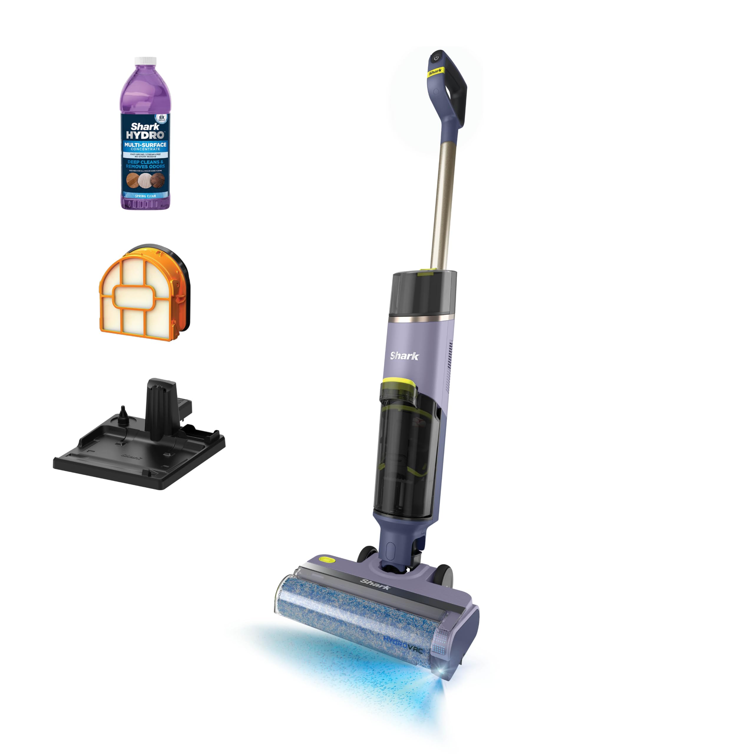 Shark HydroVac Reveal: Cordless Wet/Dry Vacuum & Mop -12