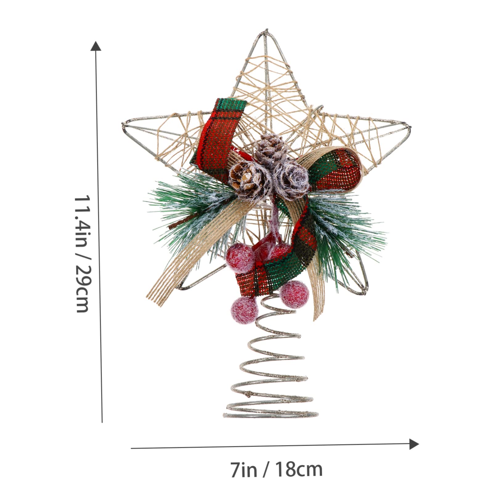 Cabilock 6 STK weihnachtsbaumspitze Stern Engel Christbaumspitze Weihnachten Neon Advent anhänger spriegel anhänger zurrösen ortgang Weihnachtsbaum-Anhänger Weihnachtsanhänger Stoff