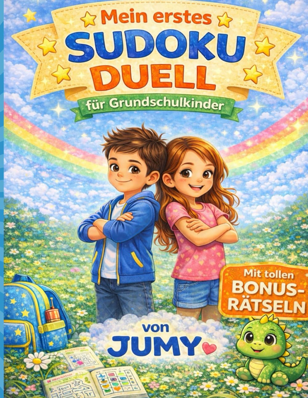 Mein erstes Sudoku Duell für Grundschulkinder: 1-gegen-1 Sudoku-Duell mit einfachen Sudokus in 4 Schwierigkeitsstufen und Bonus-Rätseln. Das perfekte Geschenk für schlaue Köpfe!
