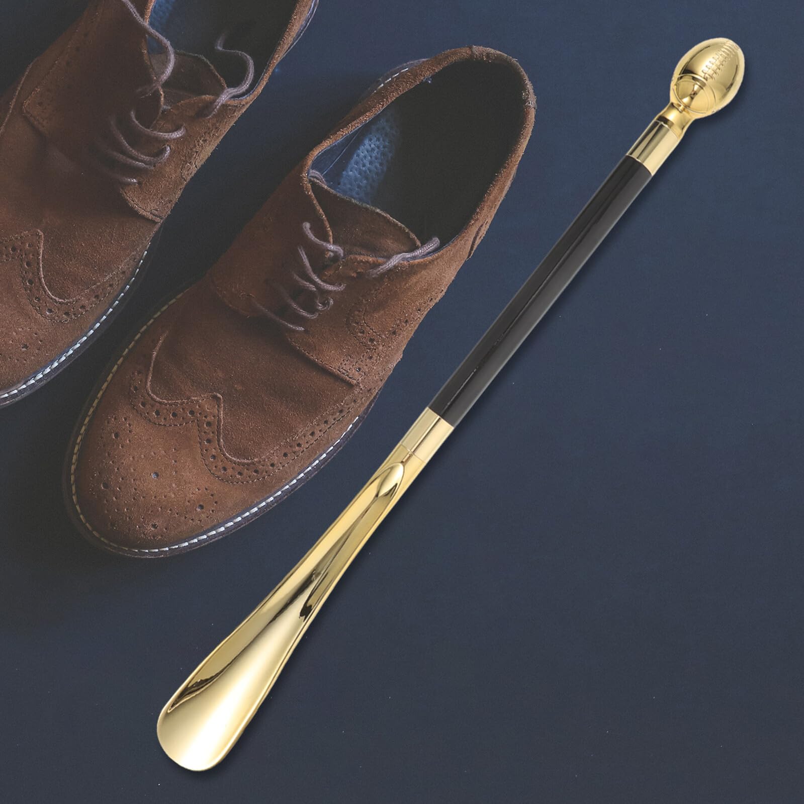 FRCOLOR Calzador de Fútbol Americano Ergonómico Mango Calzador de Plástico para Botas de Hotel para Personas Mayores y Uso Casa Viajes y Hospitales