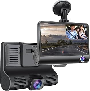 Lapras ???????? ???????????????????? ???????????????????????????????? 3-Angle 1080p Dash Camera for Front, Interior & Rear – WDR/HDR Infrared LED, Loop Price In India