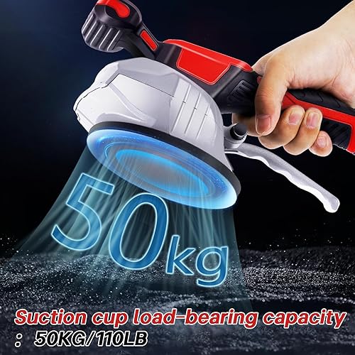 Miniatura 4 de YJINGRUI Máquina niveladora de vibraciones de azulejos, para batería Milwaukee de 18 V máxima, herramienta de instalación de azulejos inalámbrica,