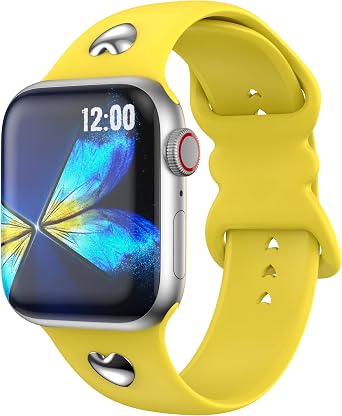 Band Compatible with Apple Watch Ultra 49mm Series 9 8 7 45mm, Series 6 5 4 SE for 44mm, Series 3 42mm for Women