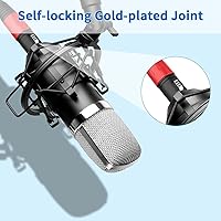 Vista 7 de Pack de 2 Cables XLR Hembra a 1/4 Pulgada 6,35 mm TRS Mono Jack para Micrófono Dinámico, 1,6 Pies, Negro, Cable de Micrófono XLR Hembra Equilibrado