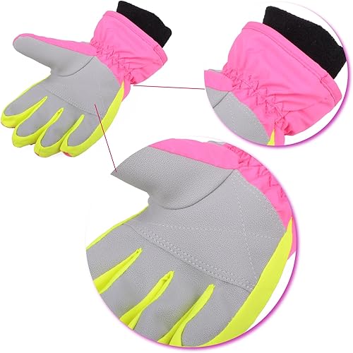 Vista 5 de TRIWONDER Kids Gloves for Boys Girls Toddler Winter Ski Snow Mittens Windproof Waterproof Thermal Warm Gloves