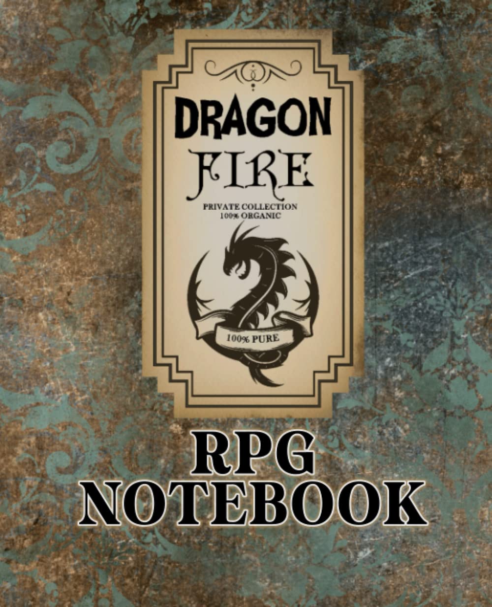 RPG Notebook |College Ruled RPG Notebook | 100 Page Notebook | DND Notebook | 7.5x9.25 | Notebook for RPG: Matte Cover | RPG notebook| Line Notebook For DND