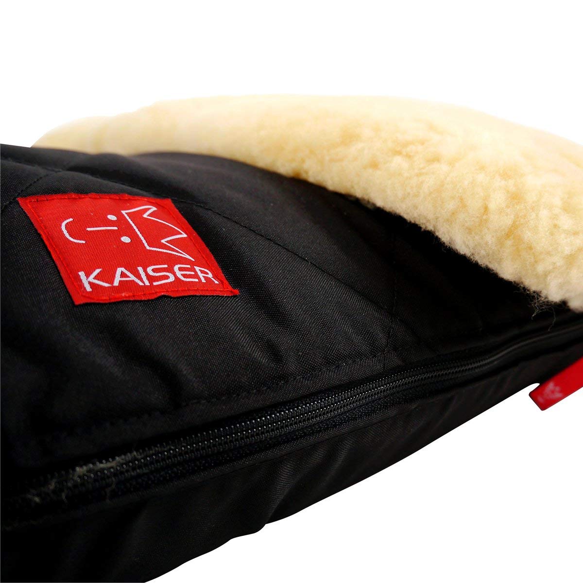Kaiser, Sacco cordero térmica piel, Negro (Schwarz)