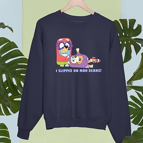 Miniatura 3 de I Slipped On Mah Beans Sweatshirts, Bluey Birthday Girl Sweatshirt, Bluey Birthday Squad Sweatshirt, Bluey Birthday party Team, Bluey Birthday Party