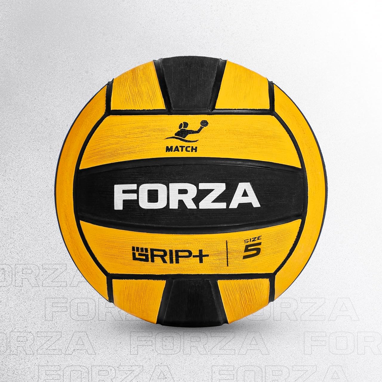FORZA Water Polo Match Ball – Premium Waterproof Rubber & Neoprene, Official Sizes
