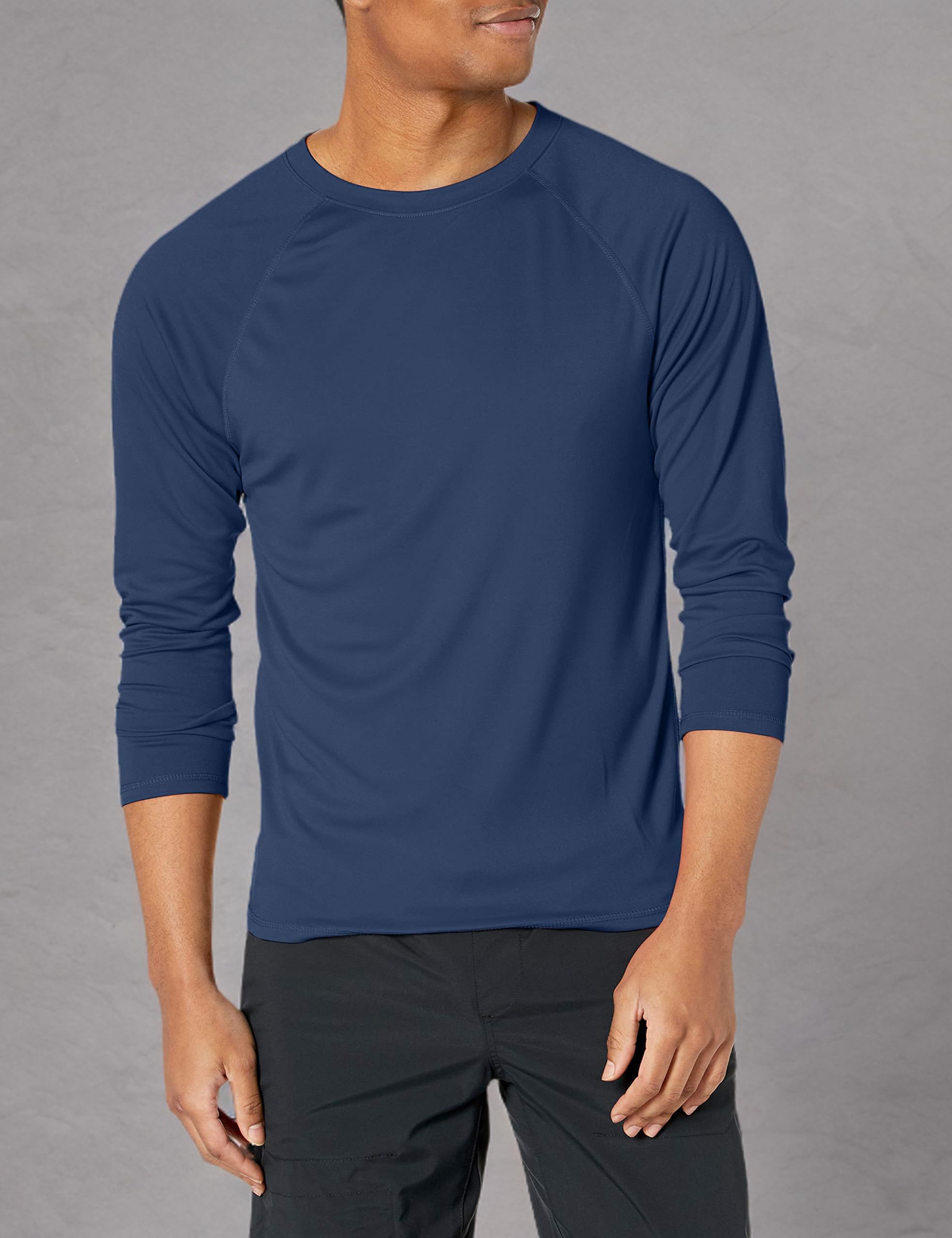 Kanu Surf Men's UPF 50+ Long Sleeve Rashguard Swim Shirt