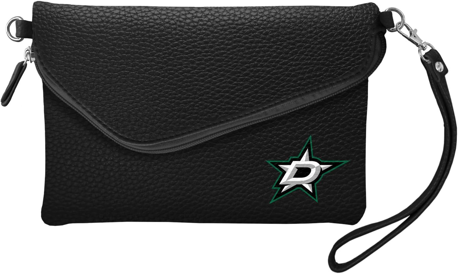 Littlearth NHL womens Nhl Pebble Fold Over Crossbody Purse