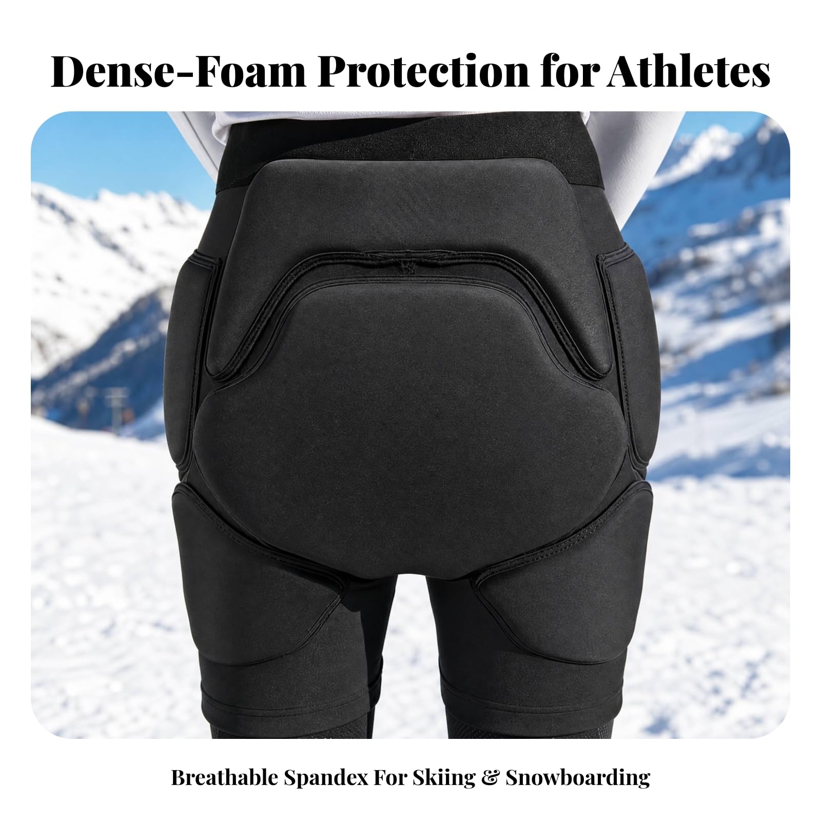 Hose mit hocichtschaumpolsterung gepolstert gepolsterte Hose eng anliegend gepolsterte Shorts für Training , XXS
