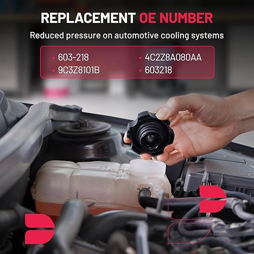 Vista 47 de BDFHYK Tanque de desbordamiento de depósito de expansión de refrigerante del motor compatible con Transit-150 Transit-250 Transit-350 HD 2015-2019