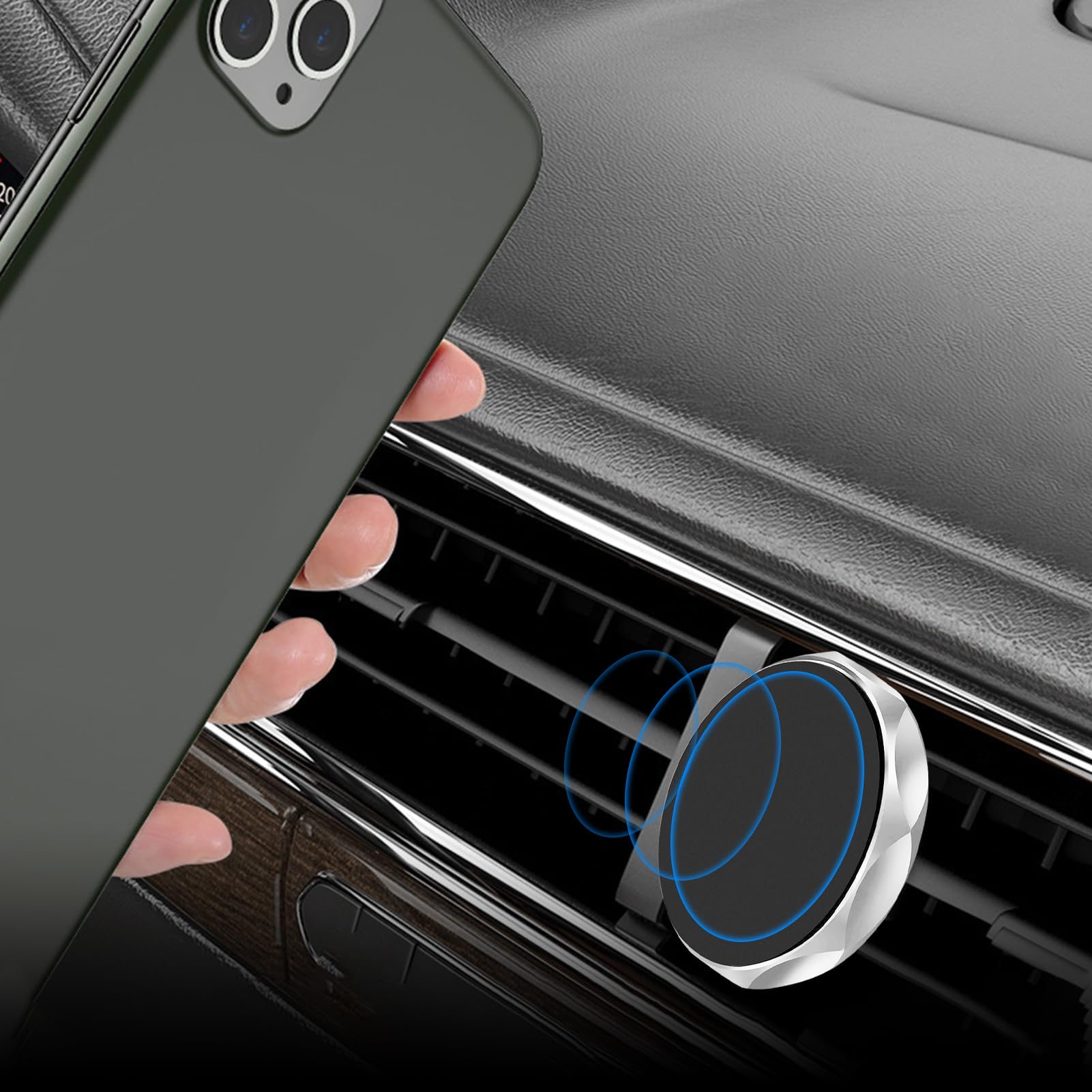 Generico Supporto magnetico per sfiato auto - Porta cellulare per auto