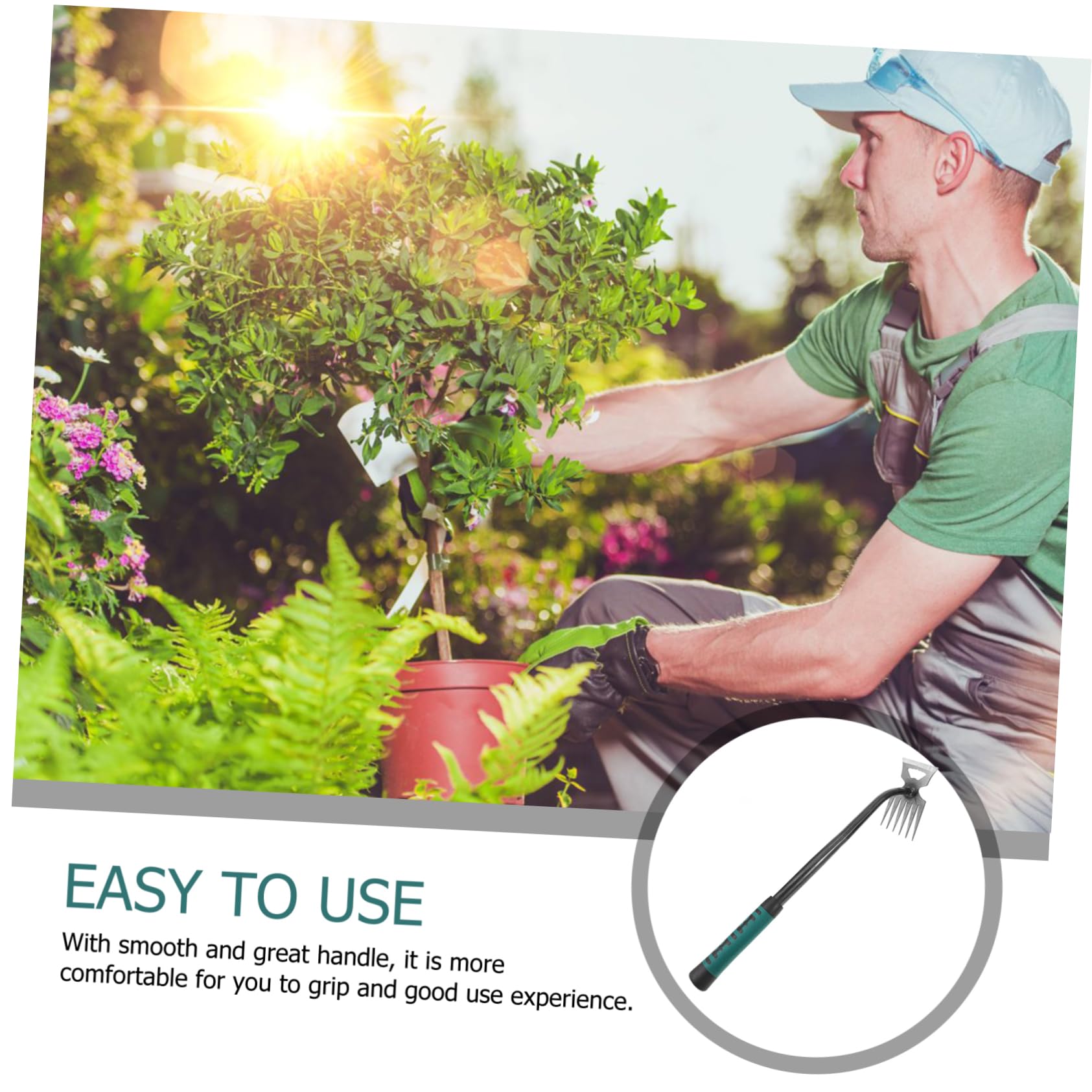 Toyvian 5stücke Garten-unkrautstecher Mit Ergonomischem Griff Multi- -werkzeug Für Effektives Entfernen Von Für Hobbygärtner Und Anfänger -gartenwerkzeug Robustem
