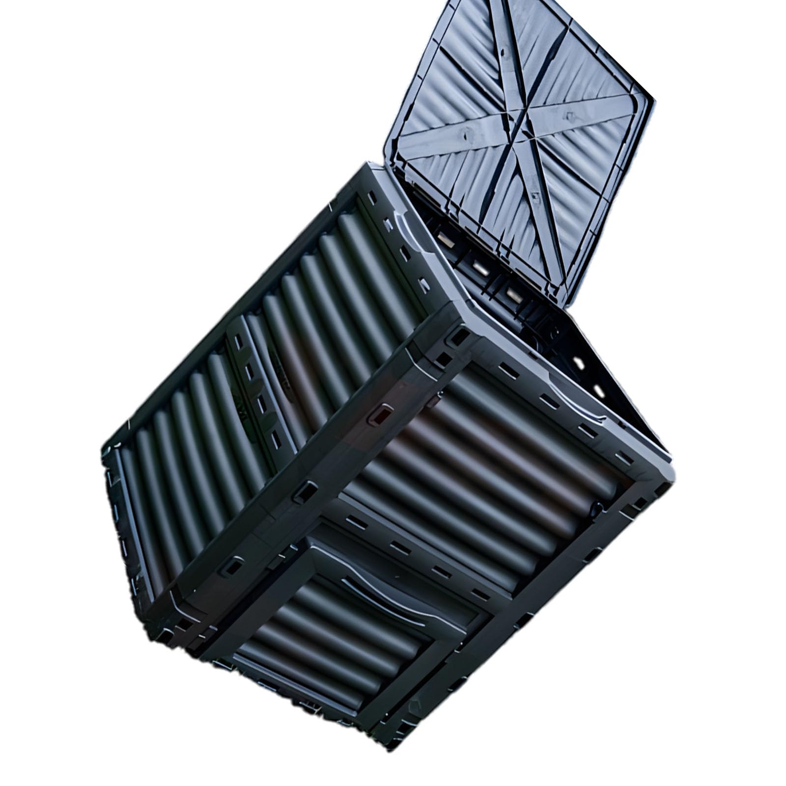 Récipient à humus de 300 l composteur de jardin ventilé