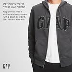 Gap Mens Heritage Logo Full Zip HoodieHooded Sweatshirt
