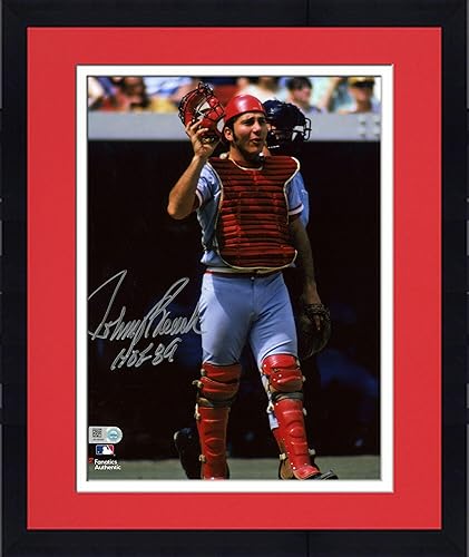 Johnny Bench Signed 8x10 Photo (Fanatics) — officially licensed fan gear