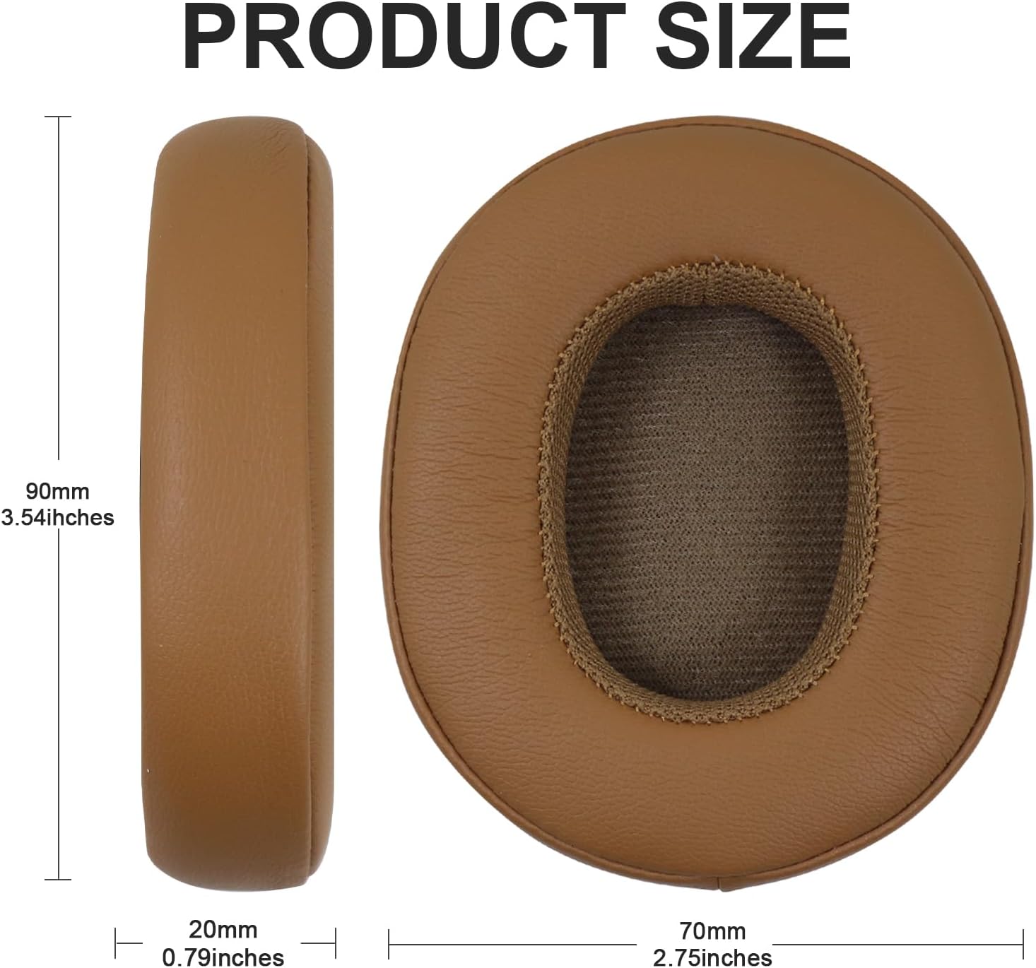 Replacement Ear Pads for Skullcandy Crusher Wireless/Evo/ANC Hesh 3/EVO/ANC, Headphones Earpad Cushions, Headset Ear Covers Also Fit Skullcandy Venue Wireless Headphones - Image 4