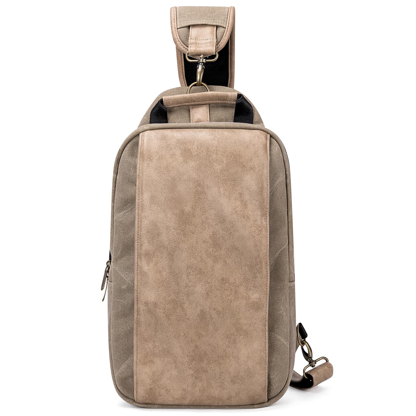 ecosmile Canvas Messenger Bag Sling Bag Crossbody Shoulder Bag for Men Women Travel Work Satchel Bags