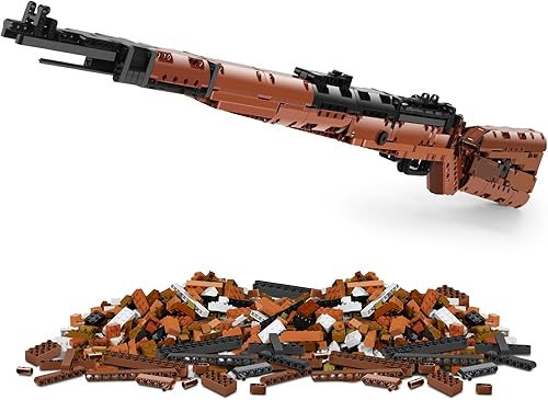 Juego de bloques de construcción de pistola modelo 11, juego de juguetes de construcción de ensamblaje, kit de modelo de pistolas de ladrillo