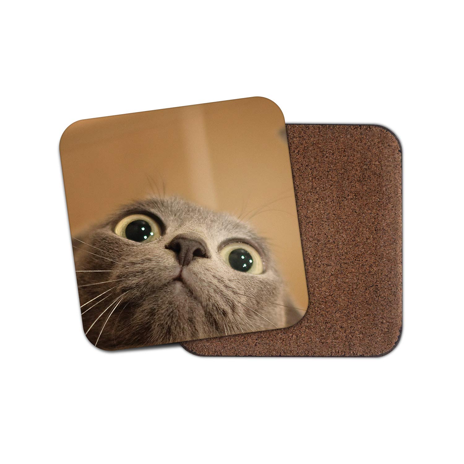 1 x Cute Golden Retriever Puppy Coaster - Dog Labrador Animals Pets #15837