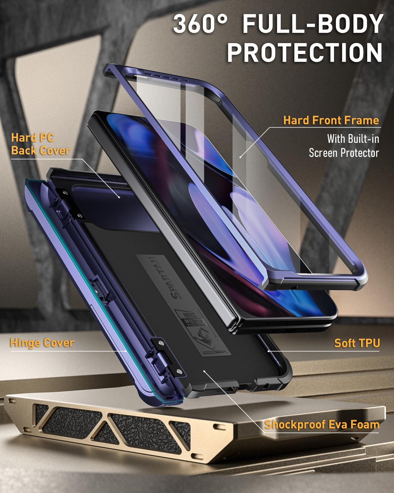 Poetic Spartan Case for Google Pixel 9 Pro Fold 5G - Image 3
