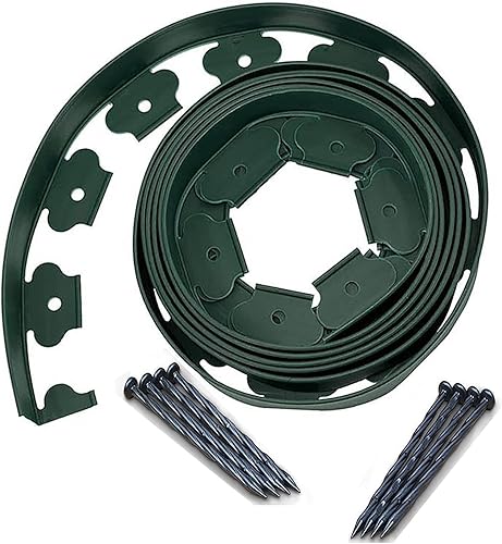 Miniatura 1 de Bordes de jardín, bordes para paisajismo, bordes de césped, plástico PE, sin excavación para paisajismo, bordes, plantas, frontera, patio, césped