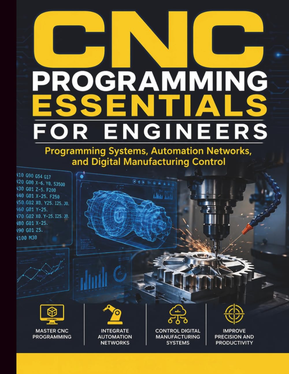 CNC Programming Essentials for Engineers: Programming Systems, Automation Networks, and Digital Manufacturing Control