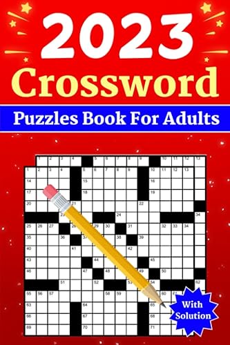 Crossword Puzzles Book For Adults with Solution Easy to Medium Crossword Puzzles for Adults, Seniors to Have Fun and Relax (Activity Book Adult)