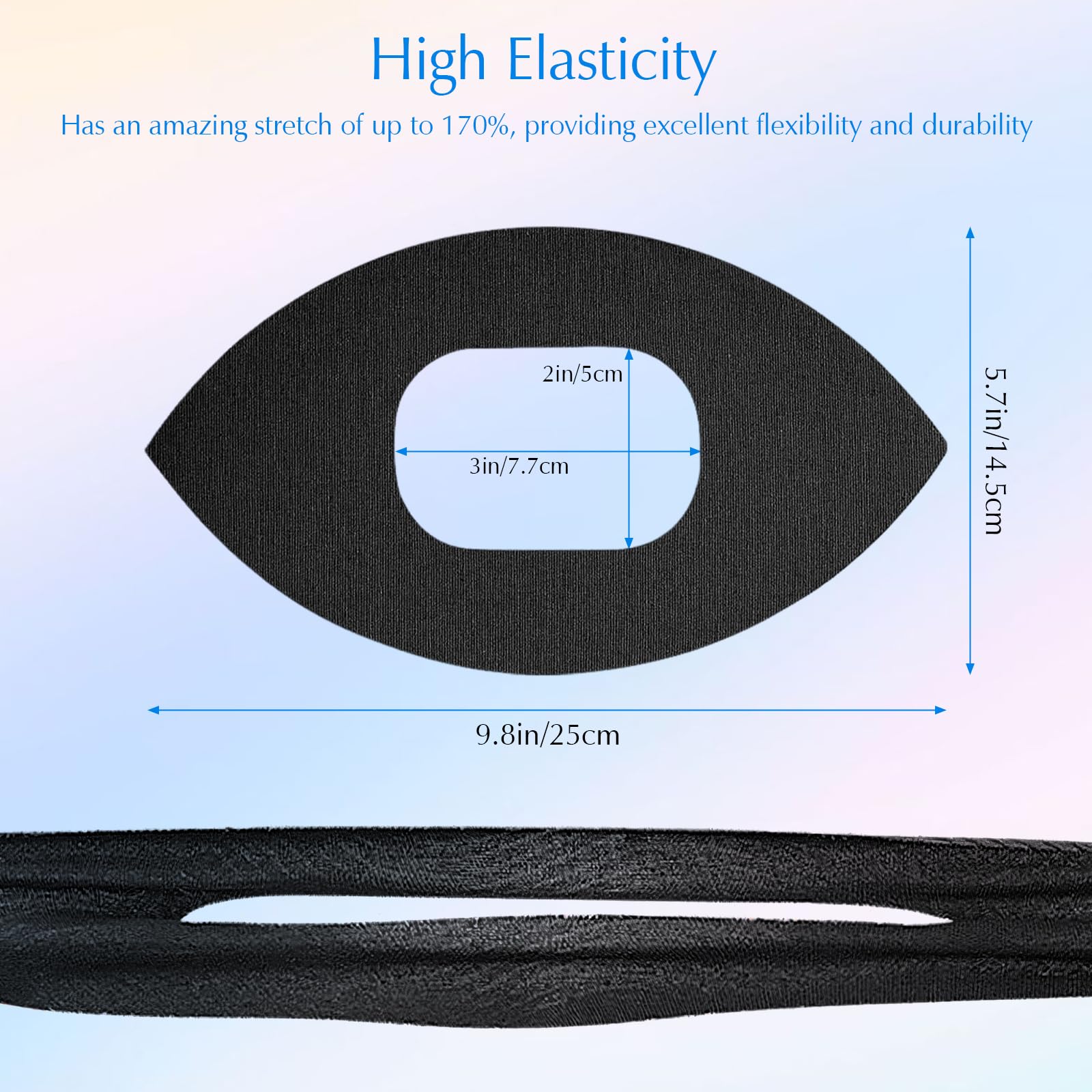 OOCOME 10 Pcs Precut Kinesiology Tape for Knees, Waterproof Breathable Comfortable Elastic Athletic Latex-Free Tape, Sport Knee Tape for Relief of Muscle Pain and Support Joint Muscle Knee