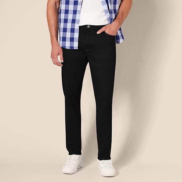 Amazon Essentials Men's Athletic-Fit 5-Pocket Stretch Twill Trouser (Available in Big & Tall) - 5