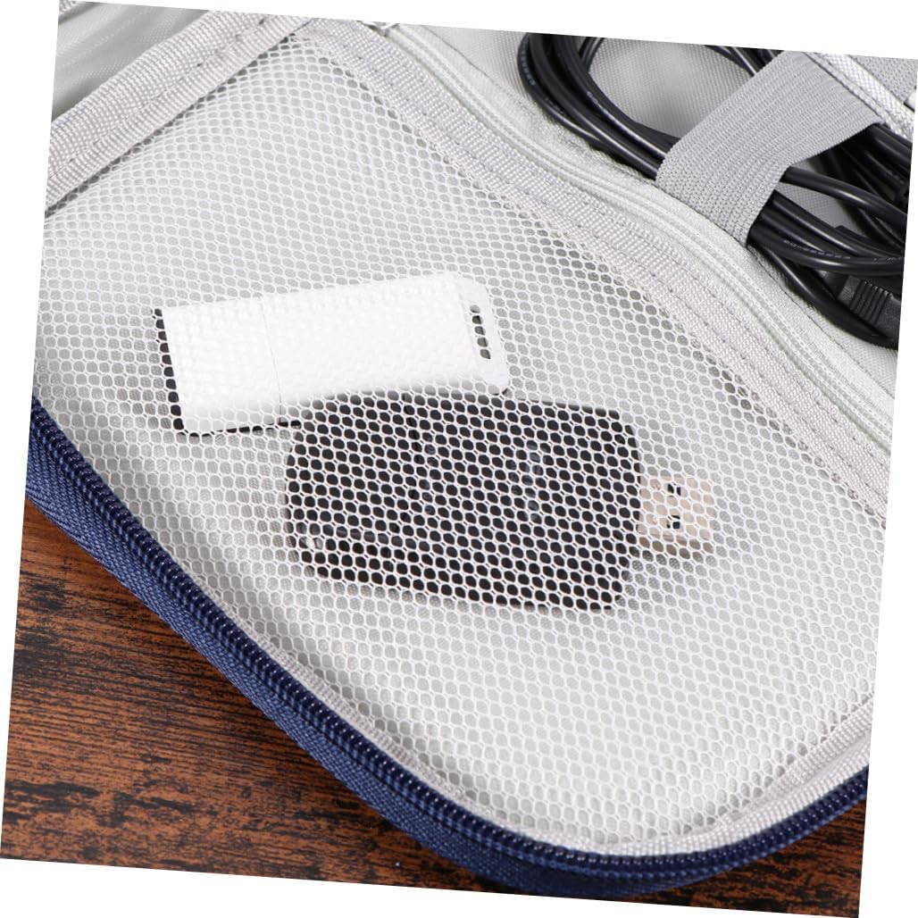 Large Capacity Nylon Cable Storage Bag for Tool and Power Bank image 5