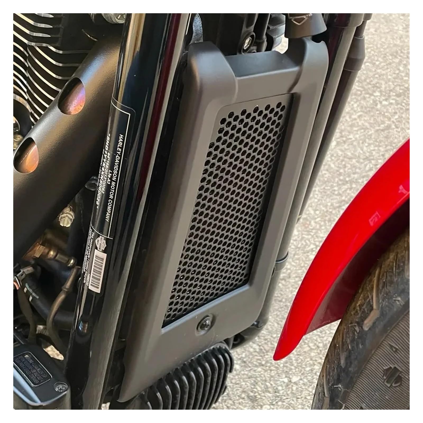 Moto Grille Radiateur Protection De Radiateur De Moto pour Ha&rley pour Softail Fat Boy, Glide, FLSB, Slim, FLSL, Street Bob, 114, FXBBS