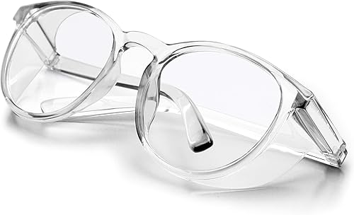 Miniatura 8 de Gafas de Seguridad Antiempañantes Gafas Protectoras Z87.1 Bloqueo de Luz Azul Antipolvo Protección UV Gafas para Hombres Mujeres (Black001)