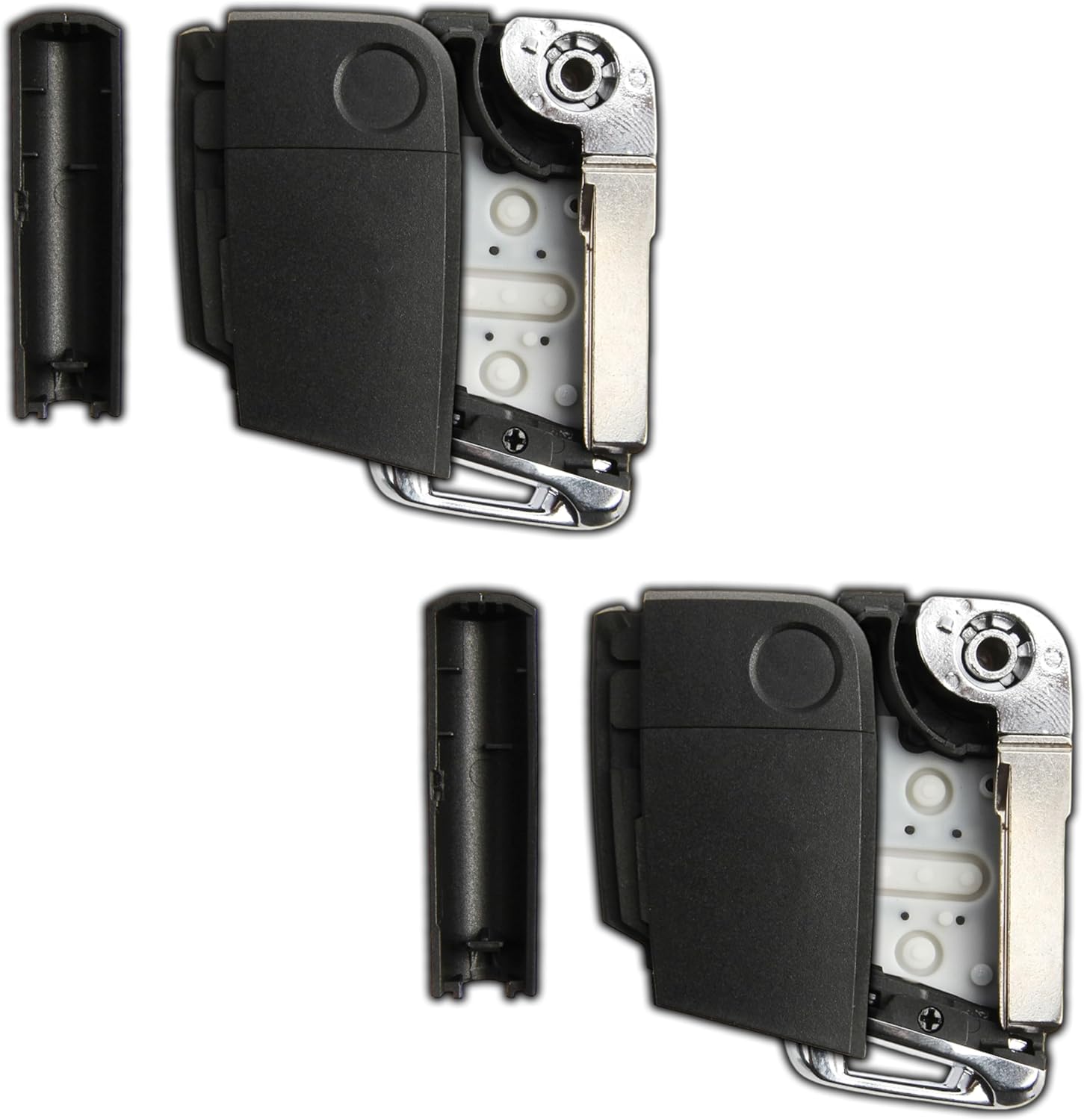 2X Keyless Option Remote Key Fob Shell Case Cover for VW Volkswagen (NBGFS12P01)