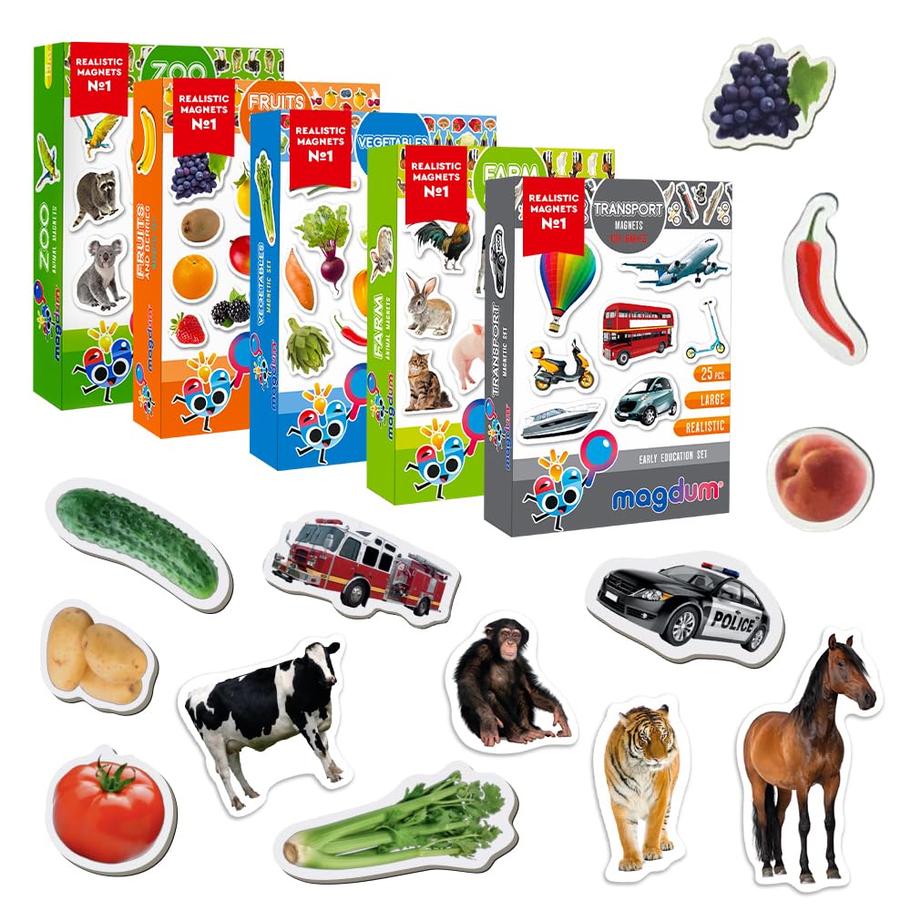 Aimants frigo enfants Magdum pour occuper intelligemment les tout-petits
