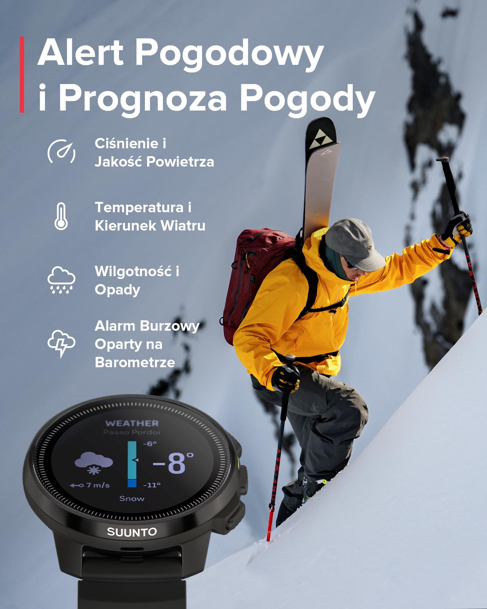 SUUNTO Ocean Komputer Nurkowy Zegarek Sportowy, Ekran Amoled, 10Atm/7 Bar, Podwójne Pasmo Gps Gnss, Mapa Offline, Ponad 95 Trybów Sportowych, Monitor Serca, 40 Godzin Pracy Baterii w Trybie Nurkowania