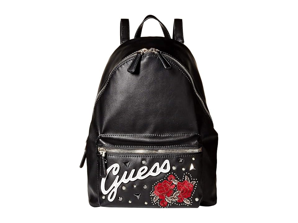 

GUESS Urban Sport Leeza Backpack (Black/Multi) Backpack Bags