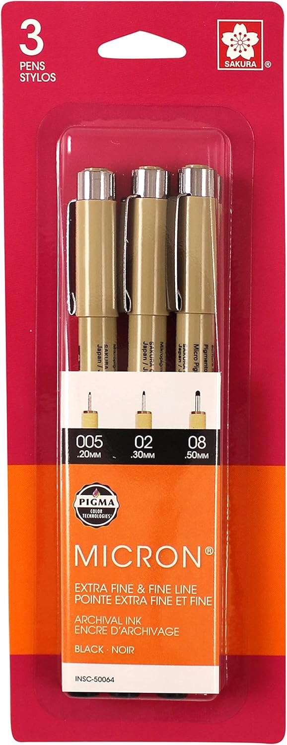 Sakura 50064 Pigma Micron Drawing Pen, Black Egypt Ubuy