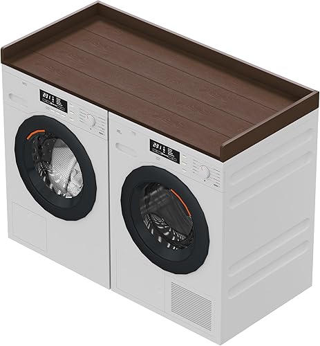 Miniatura 9 de Sundale - Encimera de alta densidad para lavadora y secadora, encimera impermeable sin olor para cuarto de servicio, 27.5 x 54 pulgadas (gris)