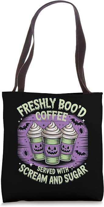 Freshly Bood Coffee Served With Scream And Sugar - Tote Bag